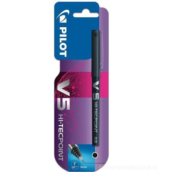 Penna roller con punta ad ago Hi-Tecpoint V5