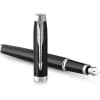 Penna stilografica Parker IM Matt Black Chrome Trim punta fine (2143637)