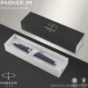 Penna stilografica Parker IM Matte Blue Chrome Trim punta media (1931654)