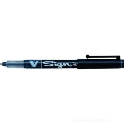 Penna V Sign Pen punta in fibra media 0,6mm nero