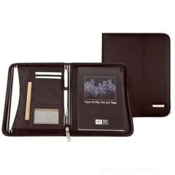 Porta blocco formato A5 Professional City Time marrone