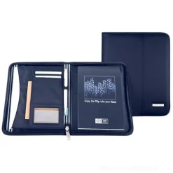 Porta blocco formato A4 Professional City Time blu