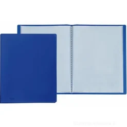 Porta listino formato interno cm 22x30 50 buste colore blu