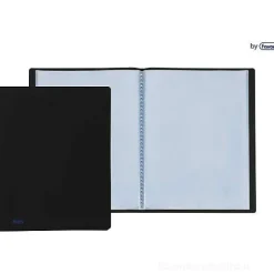 Porta listino formato interno cm 22x30 50 buste colore nero