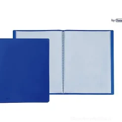 Porta listino formato interno cm 22x30 30 buste colore blu