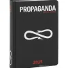 Propaganda 2024-2025. Diario scuola agenda 16 mesi. Nero