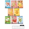 Quaderno a quadretti 5 mm con margine Fruits formato A4 (fantasie assortite)