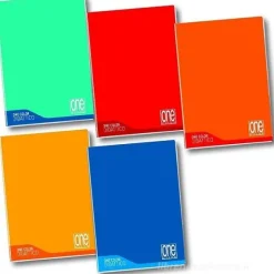 Quaderno quadretti 1 cm formato A4 One Color Didattico (colori assortiti)