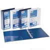 Raccoglitore personalizzabile Europa con 4 anelli tondi 25 mm formato cm 22x30 colore blu