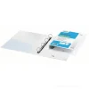 Raccoglitore personalizzabile Europa con 4 anelli tondi 65 mm formato cm 22x30 colore bianco