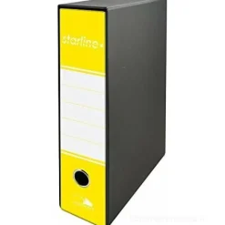Registratore Starline dorso cm 8 giallo cm 28,5x34,3x8