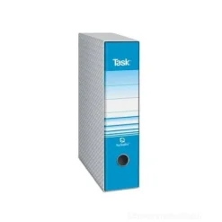 Registratore Task dorso cm 8 azzurro