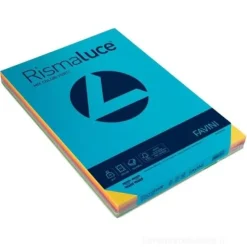 Risma Luce 300 fogli colori assortiti forti formato A3 90gr