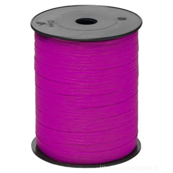 Rocchetto nastro regalo Paper 10mm x 250 metri magenta