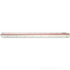 Scalimetro triangolare a 6 scale cm 30 arredamento