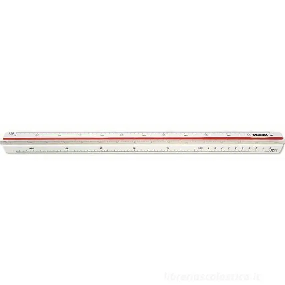 Scalimetro triangolare a 6 scale cm 30 arredamento