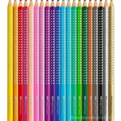 Scatola regalo 20 matite colorate con temperino Sparkle