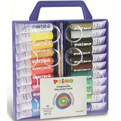 Scatola 22 tubetti tempera fine