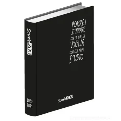 ScuolaZoo 2020-2021. Diario 16 mesi large. Nero