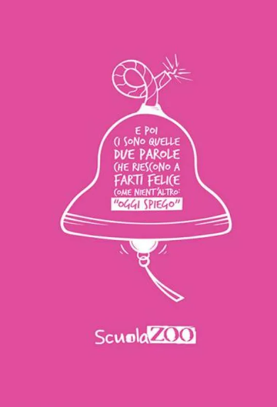 ScuolaZoo 2018. Diario 16 mesi Pocket Rosa Fluo