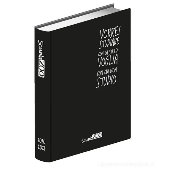 ScuolaZoo 2020-2021. Diario 16 mesi pocket. Nero