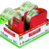 Set dispenser nastro adesivo con 5 rotoli (colori assortiti)