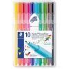 Set 10 penne con punta ad ago Triplus Broadliner
