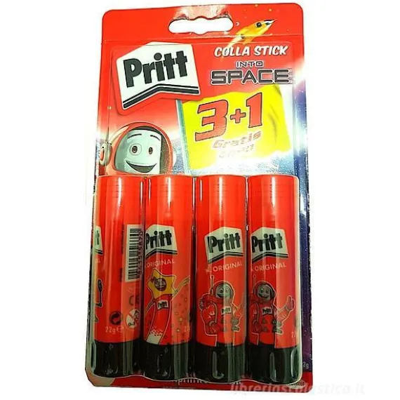 Set 4 pezzi colla stick Pritt 22g
