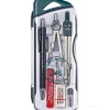 Set 5 pezzi compasso e accessori con astuccio richiudibile 174620
