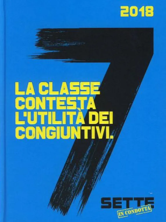 Sette in condotta 2018. Diario 16 mesi azzurro