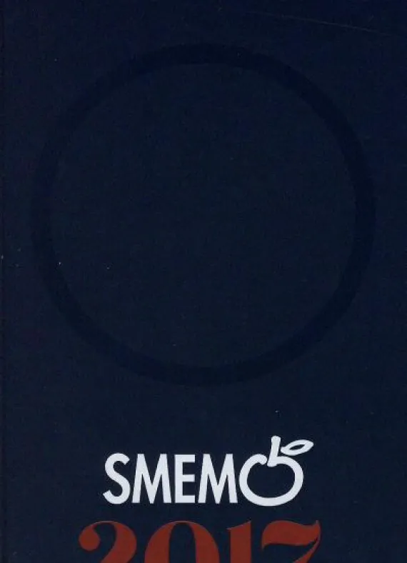 Smemo 2017. Diario Medium. Blu - rosso