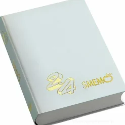 Smemoranda 2024. Diario Smemo 16 mesi medium. Bianco