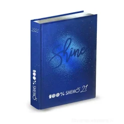 Smemoranda 2021. Diario Smemo 16 mesi medium. Special Edition Shine. Logo bianco