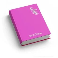 Smemoranda 2022. Diario Smemo 16 mesi large. Fucsia e argento