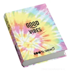 Smemoranda 2022. Diario Smemo 16 mesi large. Special Edition Good Vibes. Giallo e rosa