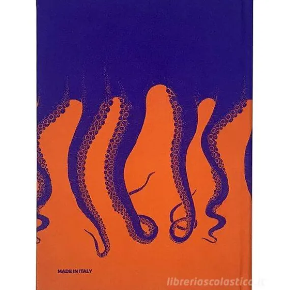 Smemoranda 2023. Diario Smemo 16 mesi medium. Special Edition Octopus. Arancio e blu