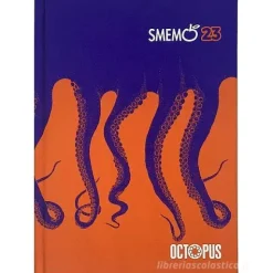 Smemoranda 2023. Diario Smemo 16 mesi medium. Special Edition Octopus. Arancio e blu