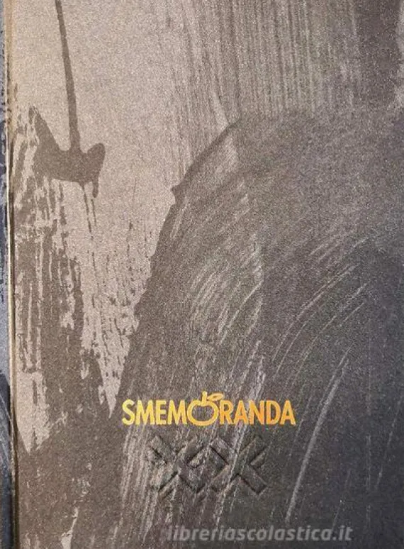 Smemoranda 2020. Diario Smemo 16 mesi large. Grigio e oro