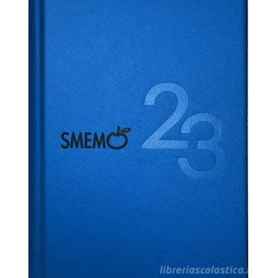 Smemoranda 2023. Diario Smemo 16 mesi medium. Blu