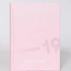 Smemoranda 2019. Diario Smemo 16 mesi large. Rosa e bianco