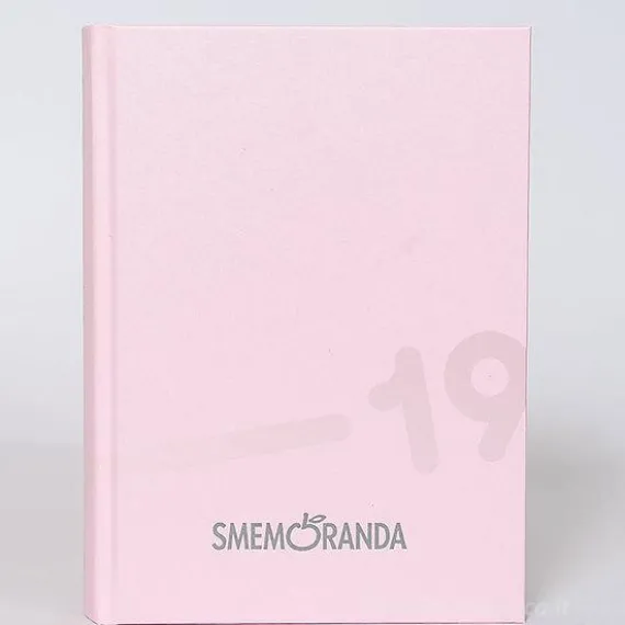 Smemoranda 2019. Diario Smemo 16 mesi medium. Rosa e argento