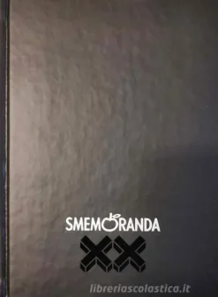 Smemoranda 2020. Diario Smemo 16 mesi medium. Nero e argento