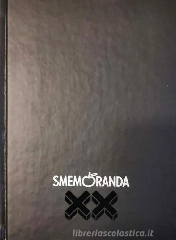 Smemoranda 2020. Diario Smemo 16 mesi medium. Nero e argento