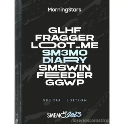 Smemoranda 2023. Diario Smemo 16 mesi medium. Special Edition MorningStars. Nero