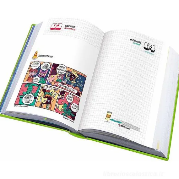 Smemoranda 2024. Diario Smemo 16 mesi Lite. Verde lime