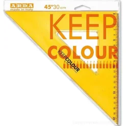 Squadra 45 gradi KeepColour Fluo 30 cm