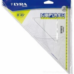 Squadra 45 gradi Lyra Noflash cm 31