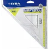Squadra 45 gradi Lyra Noflash cm 26