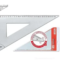 Squadra 60 gradi Profil Aluminium 30 cm
