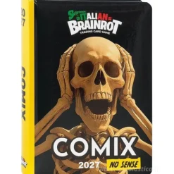 Super diario datato Comix 13 Mesi 2026-2027 Skeleton Skifidol Brainrot (75841SK)